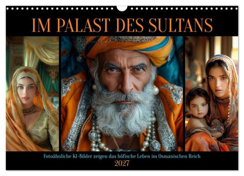 Im Palast des Sultans (Wandkalender 2027 DIN A3 quer), CALVENDO Monatskalender