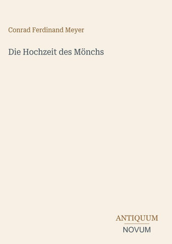 Die Hochzeit des Mönchs