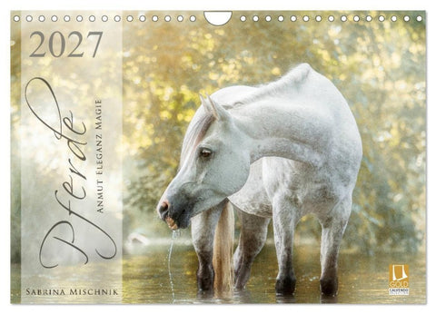 Pferde - Anmut, Eleganz, Magie (Wandkalender 2027 DIN A4 quer), CALVENDO Monatskalender