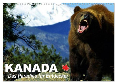 Kanada - Das Paradies für Entdecker (Wandkalender 2027 DIN A3 quer), CALVENDO Monatskalender