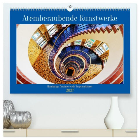 Atemberaubende Kunstwerke (hochwertiger Premium Wandkalender 2027 DIN A2 quer), Kunstdruck in Hochglanz