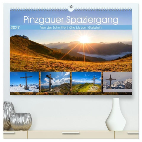 Pinzgauer Spaziergang (hochwertiger Premium Wandkalender 2027 DIN A2 quer), Kunstdruck in Hochglanz