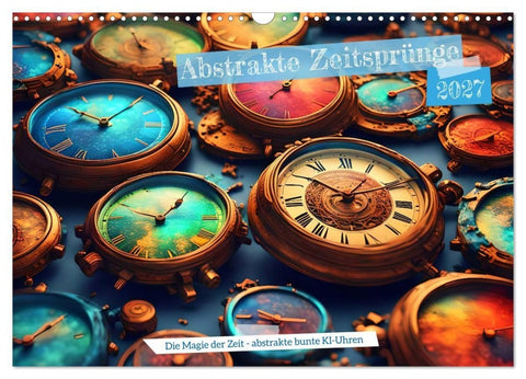 Abstrakte Zeitsprünge (Wandkalender 2027 DIN A3 quer), CALVENDO Monatskalender