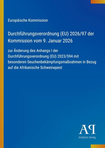 Durchführungsverordnung (EU) 2026/97 der Kommission vom 9. Januar 2026