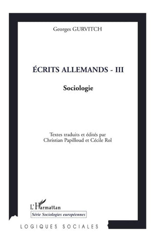Ecrits allemands - III