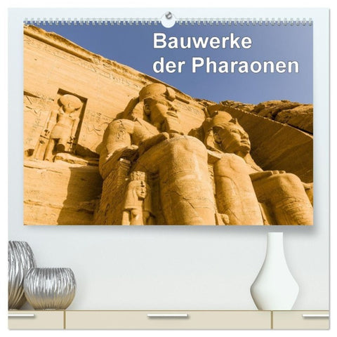 Bauwerke der Pharaonen (hochwertiger Premium Wandkalender 2027 DIN A2 quer), Kunstdruck in Hochglanz