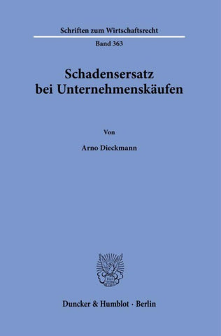 Schadensersatz bei Unternehmenskäufen