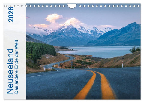 Neuseeland - Das andere Ende der Welt (Wandkalender 2026 DIN A4 quer), CALVENDO Monatskalender