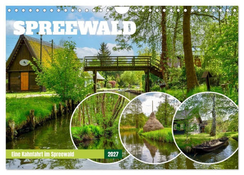 Eine Kahnfahrt im Spreewald (Wandkalender 2027 DIN A4 quer), CALVENDO Monatskalender