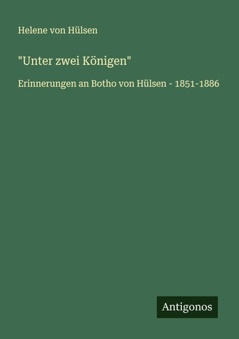 "Unter zwei Königen"