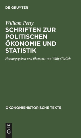 Schriften zur politischen Ökonomie und Statistik