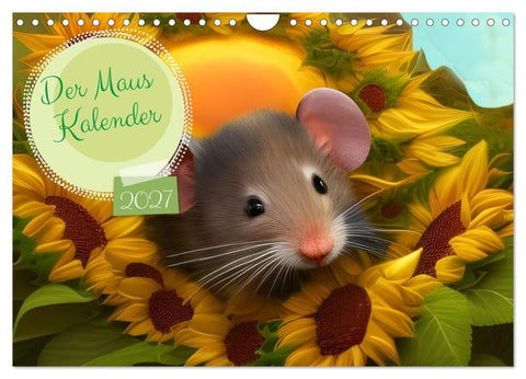 Der Maus Kalender (Wandkalender 2027 DIN A4 quer), CALVENDO Monatskalender