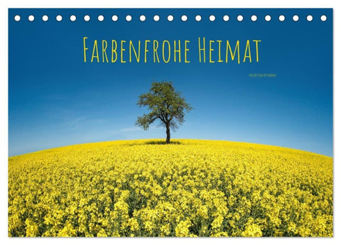 Farbenfrohe Heimat (Tischkalender 2027 DIN A5 quer), CALVENDO Monatskalender