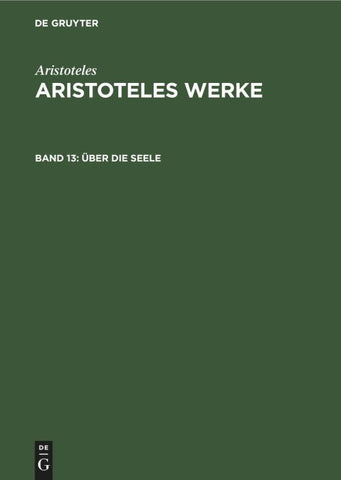 Über die Seele