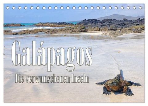 Galápagos - Die verwunschenen Inseln (Tischkalender 2027 DIN A5 quer), CALVENDO Monatskalender