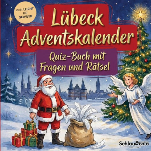 Lübeck-Adventskalender: Quiz-Buch mit Fragen und Rätsel