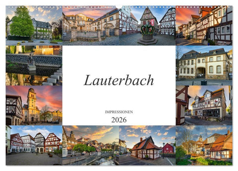 Lauterbach Impressionen (Wandkalender 2026 DIN A2 quer), CALVENDO Monatskalender