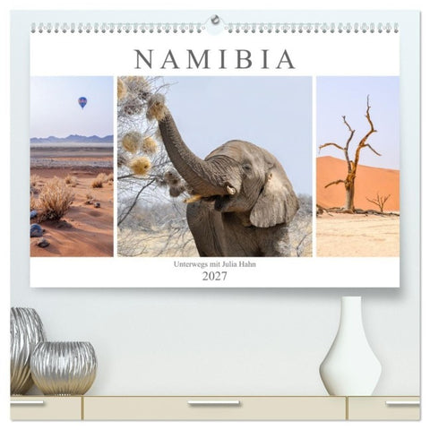 Namibia - unterwegs mit Julia Hahn (hochwertiger Premium Wandkalender 2027 DIN A2 quer), Kunstdruck in Hochglanz