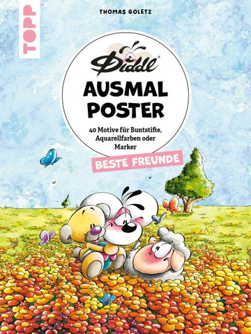 DIDDL – Ausmalposter – Beste Freunde
