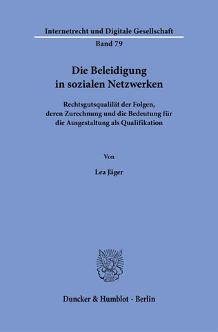 Die Beleidigung in sozialen Netzwerken