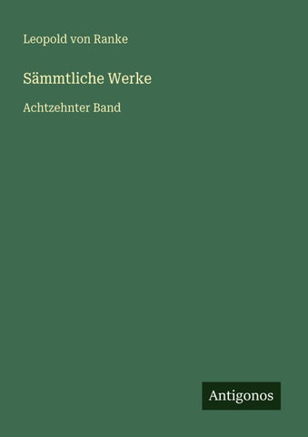 Sämmtliche Werke