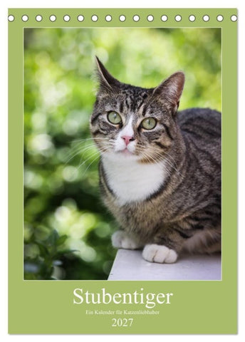 Stubentiger (Tischkalender 2027 DIN A5 hoch), CALVENDO Monatskalender
