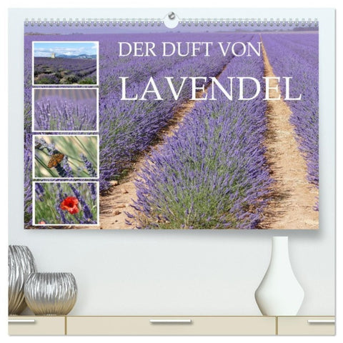 Der Duft von Lavendel (hochwertiger Premium Wandkalender 2027 DIN A2 quer), Kunstdruck in Hochglanz