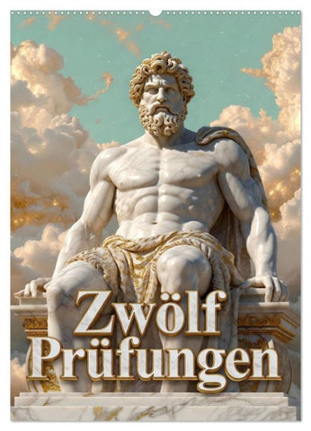 Zwölf Prüfungen (Wandkalender 2027 DIN A2 hoch), CALVENDO Monatskalender