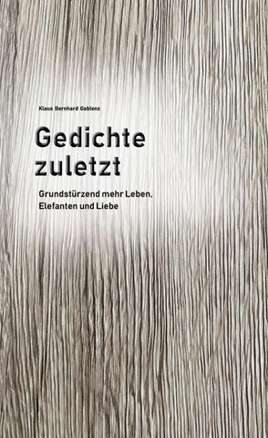 Gedichte zuletzt