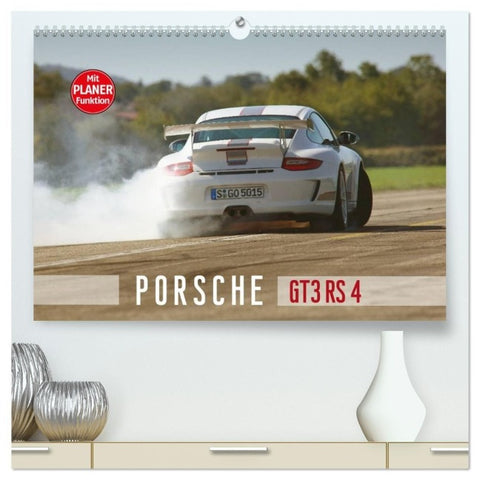 Porsche GT3RS 4,0 (hochwertiger Premium Wandkalender 2027 DIN A2 quer), Kunstdruck in Hochglanz