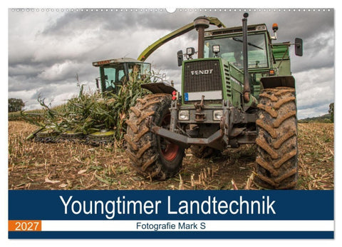 Youngtimer Landtechnik (Wandkalender 2027 DIN A2 quer), CALVENDO Monatskalender
