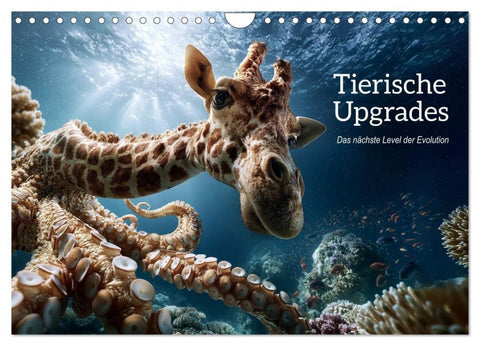 Tierische Upgrades. Das nächste Level der Evolution (Wandkalender 2027 DIN A4 quer), CALVENDO Monatskalender