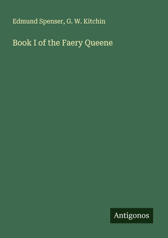 Book I of the Faery Queene