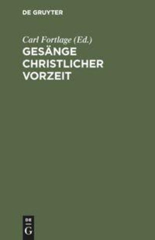 Gesänge christlicher Vorzeit