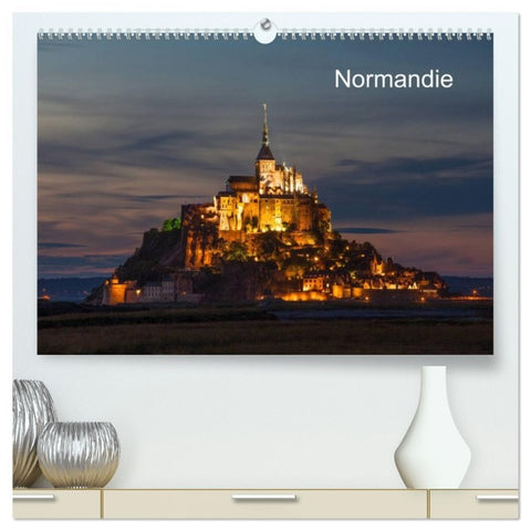 Normandie (hochwertiger Premium Wandkalender 2026 DIN A2 quer), Kunstdruck in Hochglanz