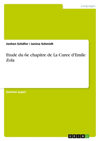 Etude du 6e chapitre de La Curee d'Emile Zola