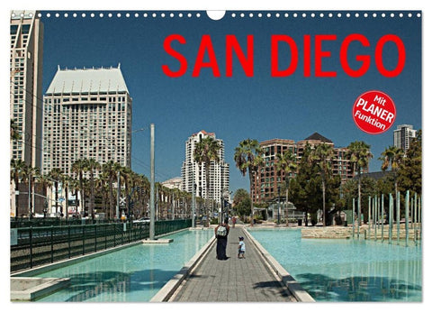 San Diego (Wandkalender 2027 DIN A3 quer), CALVENDO Monatskalender