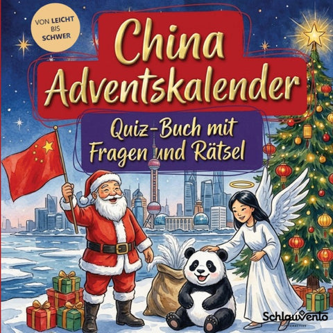 China-Adventskalender: Quiz-Buch mit Fragen und Rätsel