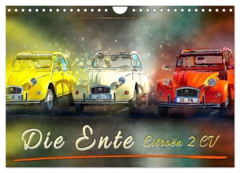 Die Ente - Citroën 2CV (Wandkalender 2027 DIN A4 quer), CALVENDO Monatskalender