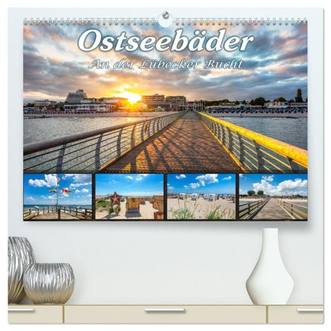 Ostseebäder an der Lübecker Bucht (hochwertiger Premium Wandkalender 2027 DIN A2 quer), Kunstdruck in Hochglanz