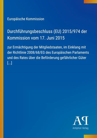 Durchführungsbeschluss (EU) 2015/974 der Kommission vom 17. Juni 2015