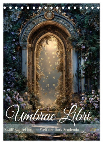 Umbrae Libri (Tischkalender 2027 DIN A5 hoch), CALVENDO Monatskalender