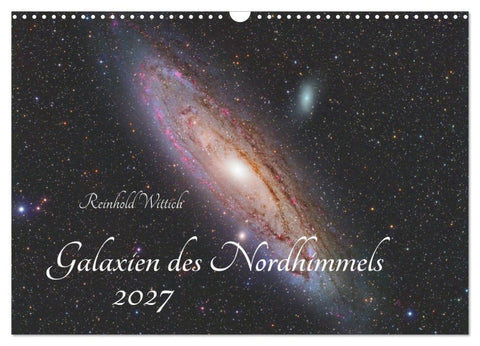 Galaxien des Nordhimmels (Wandkalender 2027 DIN A3 quer), CALVENDO Monatskalender