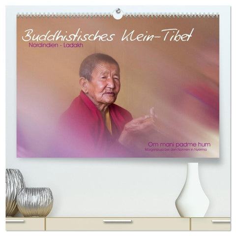 Buddhistisches Klein-Tibet (hochwertiger Premium Wandkalender 2027 DIN A2 quer), Kunstdruck in Hochglanz