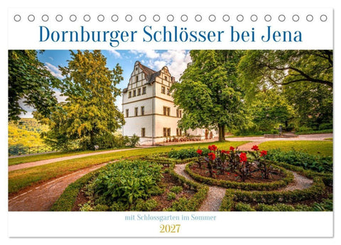 Dornburger Schlösser bei Jena (Tischkalender 2027 DIN A5 quer), CALVENDO Monatskalender