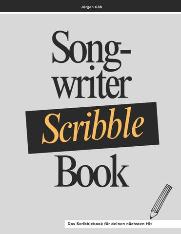 Songwriter Scribblebook