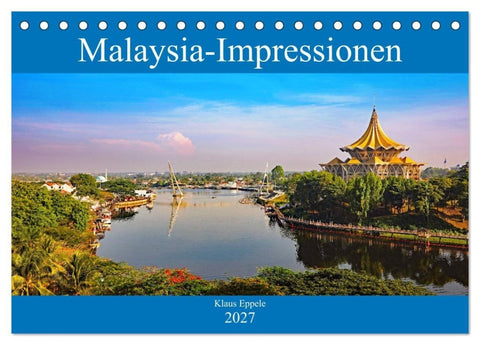 Malaysia-Impressionen (Tischkalender 2027 DIN A5 quer), CALVENDO Monatskalender