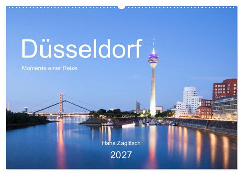 Düsseldorf - Momente einer Reise (Wandkalender 2027 DIN A2 quer), CALVENDO Monatskalender
