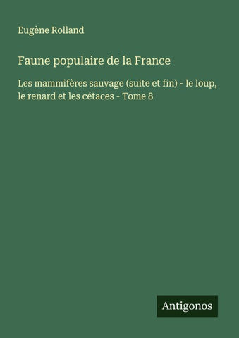 Faune populaire de la France