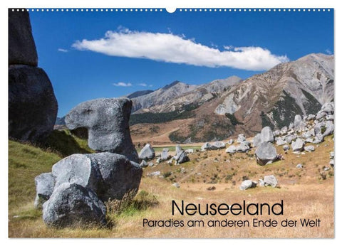 Neuseeland - Paradies am anderen Ende der Welt (Wandkalender 2027 DIN A2 quer), CALVENDO Monatskalender